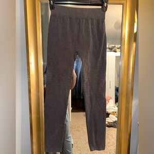 Seamless High-Waist Leggings - Black L/XL